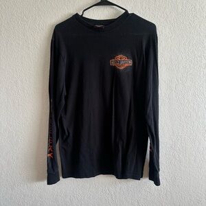 Harley-Davidson Black Long Sleeve Men's Shirt
